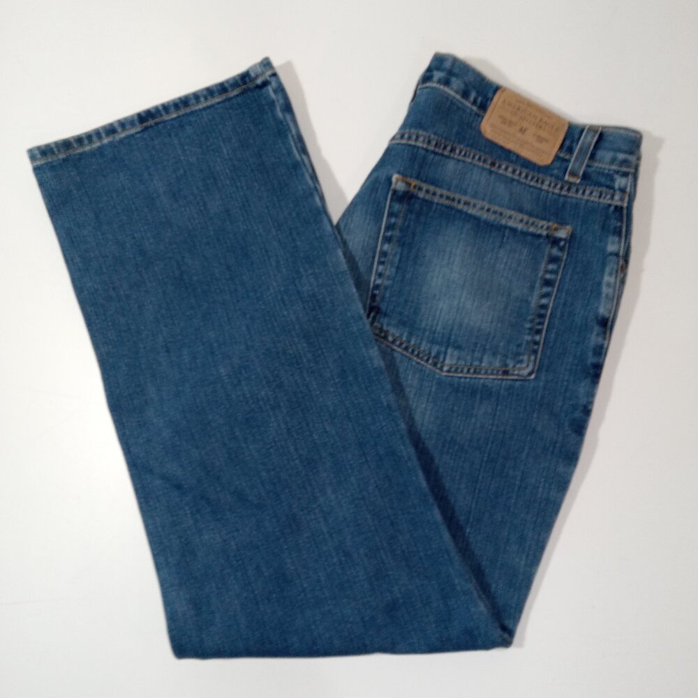 American Eagle Outfitters Jeans Straight Leg Medium Wash Blue Denim Mens Size 36